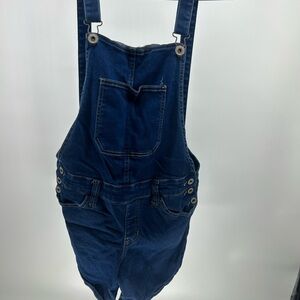 Hydraulic Women's Blue Jean Shorts Overalls